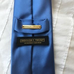 Solid Blue Trump Signature Collection Tie